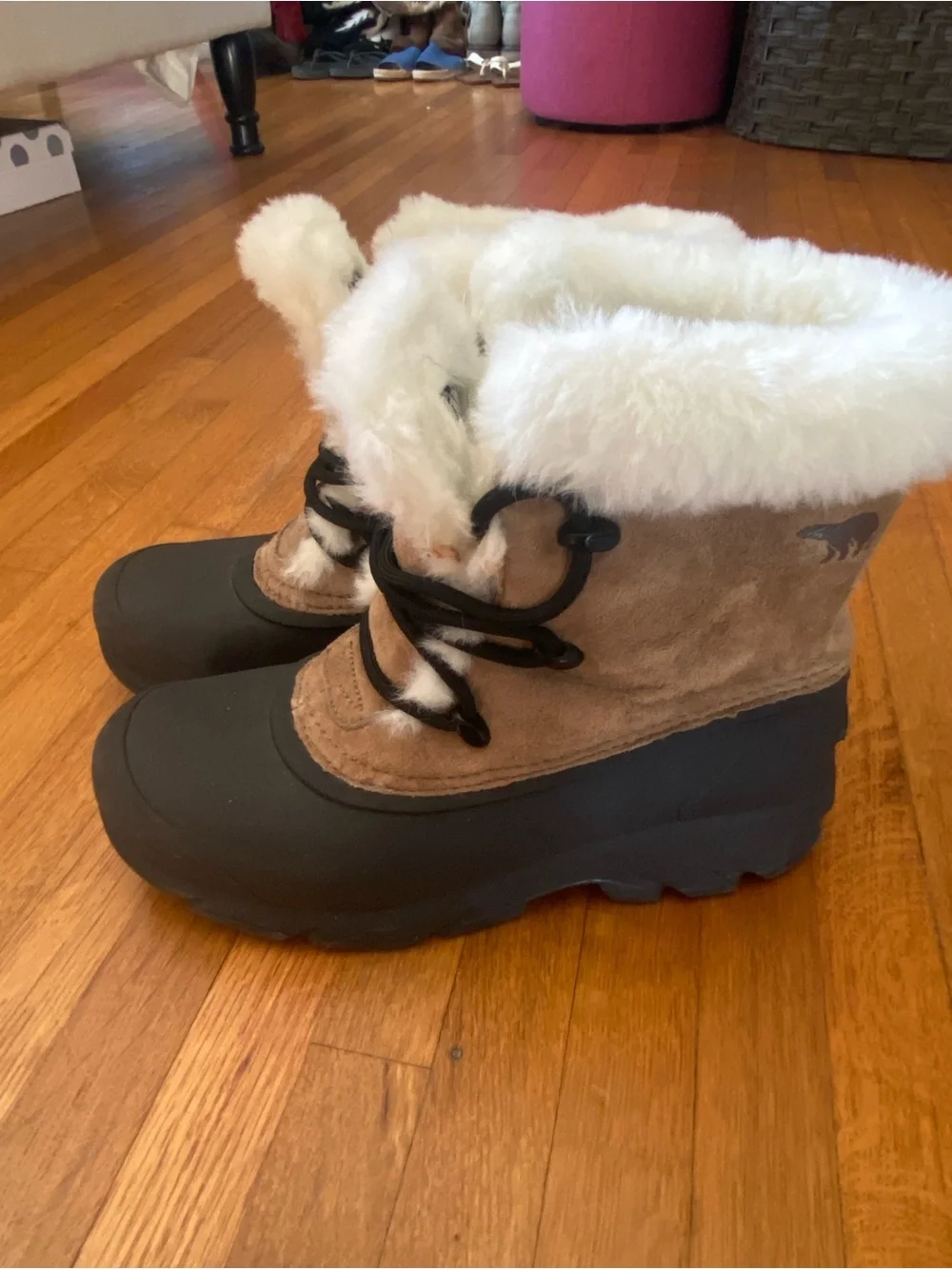 Sorel Snow Angel Lace Boots - White